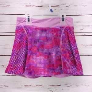 Danskin Now Pink And Purple Girl's Camo‎ Skort